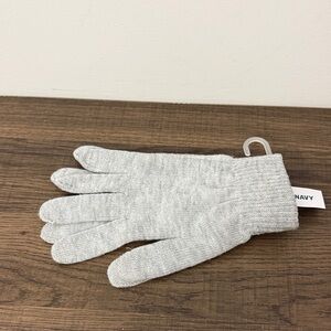 Old Navy Gray Knit Gloves